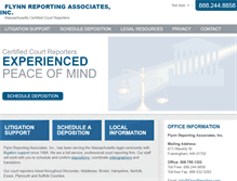 Tablet Screenshot of flynnreporting.com